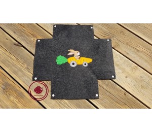 Stickdatei - Flitzehase Fransenappli